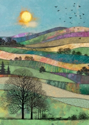 Fields Blank Greeting Card
