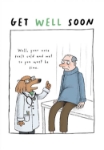 Doctor Dog Get Well Greeting Card