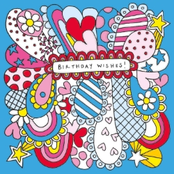 Wish Balloons Birthday Greeting Card