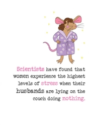 Women & Stress Friendship Greeting Card