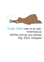 Tough Times Frienddship Greeting Card