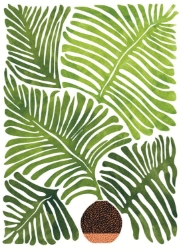 Fabuilous Fern Blank Greeting Card