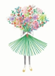 Big Bouquet Blank Greeting Card