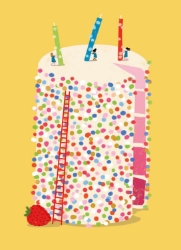 Big Cake! Birthday Greeting Card