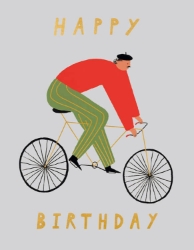 Birthday Bicycle Birthday Greeting Card