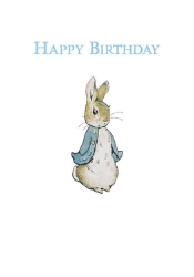 Peter Rabbit Birthday Greeting Card