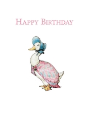 Jemima Puddle Duck Birthday Greeting Card