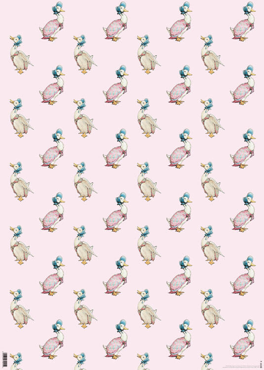 Pink Jemima Puddle D Wrapping Paper Wrappings
