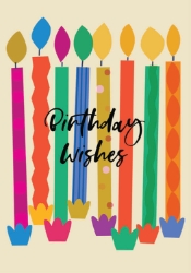 Candle Wish Birthday Greeting Card