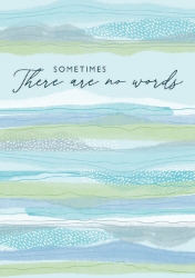 No Words Sympathy Greeting Card