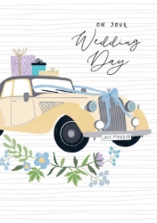 Limo Wedding Greeting Card