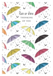 Rain Or Friendship Greeting Card