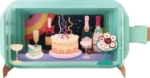 3D Cake & Drinks Popup Greeting Card