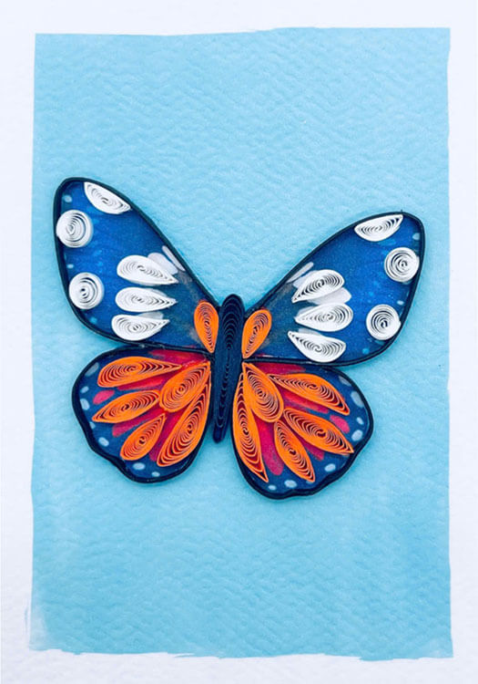 Butterfly Blank Mini Cards
