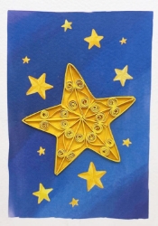 Star Blank Mini Cards