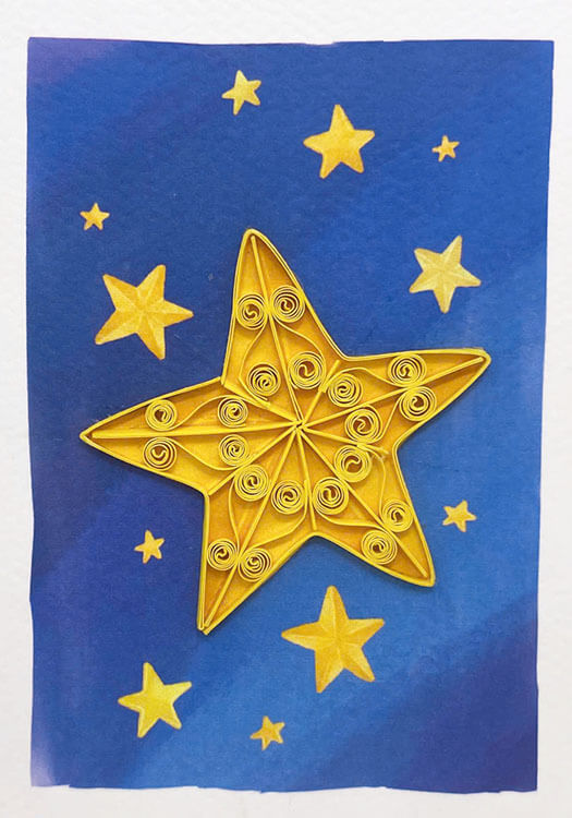 Star Blank Mini Cards