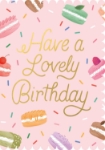 Macaron Birthday Greeting Card
