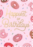 Doughnut Birthday Greeting Card