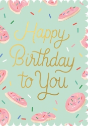Sugar Cookie Birthday Greeting Card