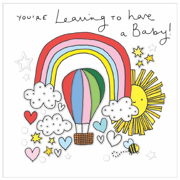 Leave Baby Shower Greeting Card