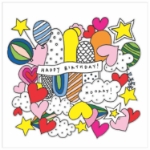 Balloons Birthday Greeting Card