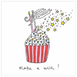 Cupcake Wish Birthday Greeting Card