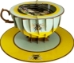 3D Teacup Bee Popup Greeting Card