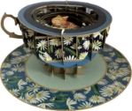 3D Teacup Cat Popup Greeting Card