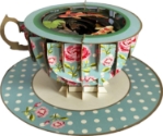 3D Teacup Koi Popup Greeting Card
