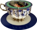 3D Teacup Fox Popup Greeting Card