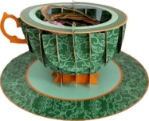 3D Teacup Reading Popup Greeting Card