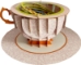 3D Teacup Dragonfly Popup Greeting Card