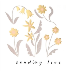Sending Love Friendship Greeting Card