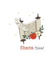 Jewish New Year Scroll Greeting Card