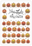 Pumpkins Halloween Greeting Card