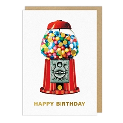 Gumballs Birthday Card 