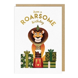 Lion Roarsome Birthday Card 