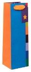 Blue Orange and Stars Bottle Baag