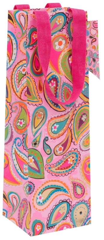 Pink Balloons Bottle Bag