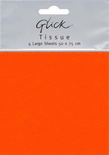 Orange Tissue Paper 