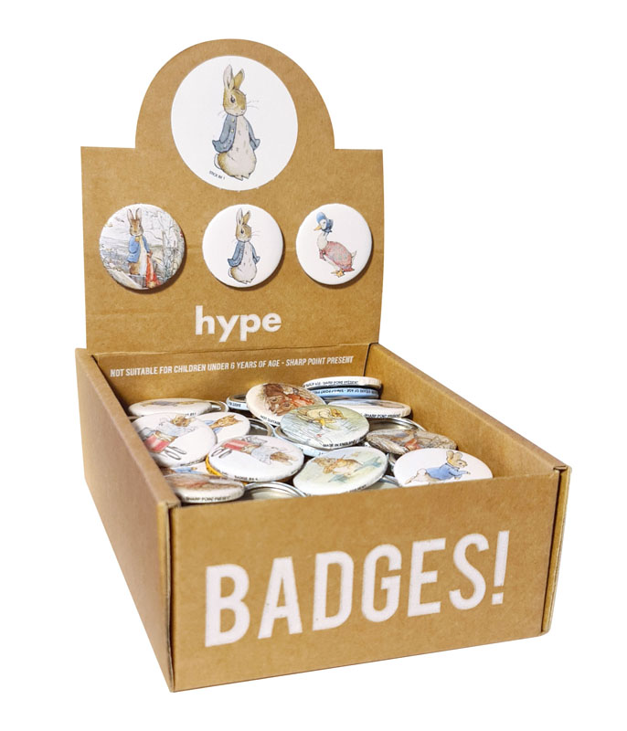 Prepack Assort Beatrix Potter Pins