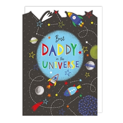 Dad Universe Fathers Day Card 
