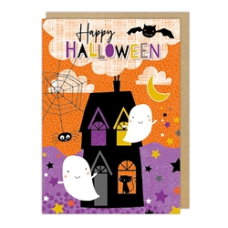 Ghosts Halloween Card 