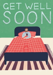 Tea in Bed Get Well Soon Card