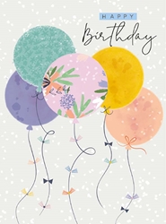 Balloons - Birthday Card 