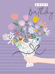 Bouquet - Birthday Card 