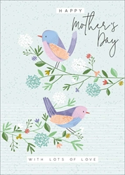 Birds Mothers Day Card 