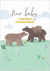 Bear Baby Card 