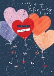 Heart Valentines Day Card 