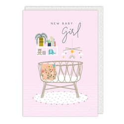 Baby Girl Baby Card 